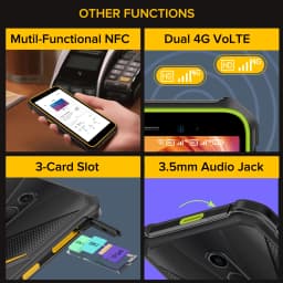 Ulefone Armor X12 Pro,Android 13 ,Up to 8GB+64GB ,4860mAh,13MP 5.45"4G NFC, Global Version,Dual 4G VoLTE,3-Card Slot