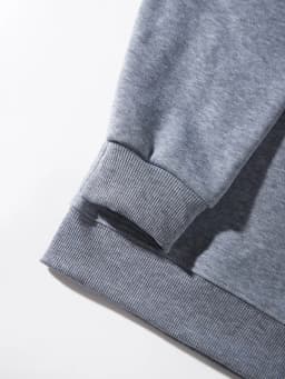 N Artistic Characters And Flag Print Pullover Men Autumn Loose Hoody Casual Fleece Soft Sweatshirt All-Match O-Neck Long Sleeve