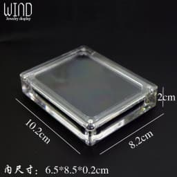 Creative Transparent Jewelry Display Box Necklace Pendant Case Acrylic Showing Case Holder Jewelry Gift Box Trinket Box