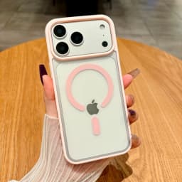 Luxury Magnetic Colorful Border Clear Case For iPhone 17 Air 16E 15 14 Plus11 12 13 17 Pro Max For Magsafe Wireless Charge Cover