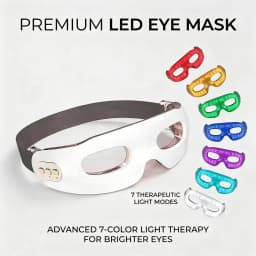 Eye Massager 7 Color LED Red light Remove Eye Bags Dark Circles Puffiness Hot Compress Eye Relieve Eye Fatigue Home Use
