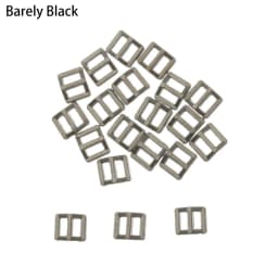 20/40pcs 3mm Dolls Clothes Buckles Handmade DIY Mini Tri-glide Belt Buckle Doll Bags Sewing Adjustable Buttons Shoes Accessories