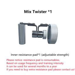 Adjustable Resistance Twister Wrist Rotation Training 304 Stainless Steel Arm Forearm Exerciser Finger Trainer Strength Grip Pro