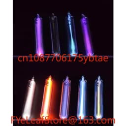 99.999% pure rare luminescent gas element seriesMulti piece sealed glass tube containing