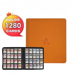 Premium 20 Pocket Card Binder –1280 Collection Binder Folder Card Album Card Holder Fit for TCG & Sports Cards. Collector's Drea
