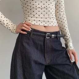 Fine Leather Belt With Skirt High-End Jeans With Waist Accessories Versatile Street Retro Belt For Women