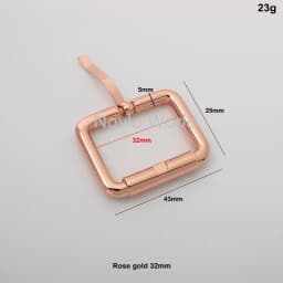 50pc16mm Metal Slides Tri-glides Wire-formed Roller Pin Buckles Strap Slider Adjuster for Bag Backpack Garment Leather Accessori