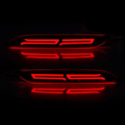 LED Rear Bumper Reflector Light For Chevrolet Cavalier 2020 2021 2022 Brake Warning Dynamic Turn Signal Lamp Car Accessories 12V