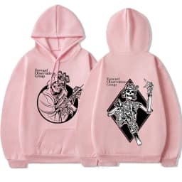 Forward Observations Group Hoodie Punk Skeleton Gothic Hoodies Men's Fashion Vintage Graphic Hooded Sweatshirt Streetwear