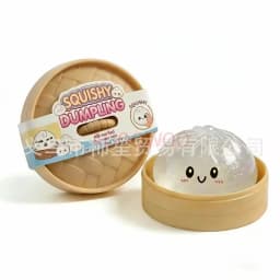 Ocean Series Shark Shiny Dumplings Soft Slow Elastic Pressure Ball Sensory Squeeze Toys Realistic Mantou Squid Decompression