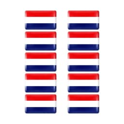 10pcs Epoxy Italy Flags Sticker Car Interior Decoration Decal for Fiat 500 Abarth Punto Panda Tipo Bravo Stilo Coupe Doblo Badge