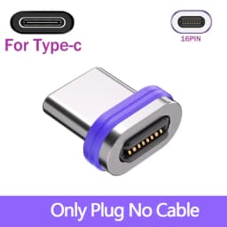 16-Pin USB C to Type C Magnetic OTG Adapter PD240W USB C Fast Charging Data Converter for iPhone 15 MacBook Pro Samsung Xiaomi
