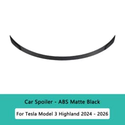 HEENVN Spoiler for Tesla Model 3 Highland 2026-2024 Car ABS Carbon Pattern Trunk Tail Wing Original High-performance Accessories