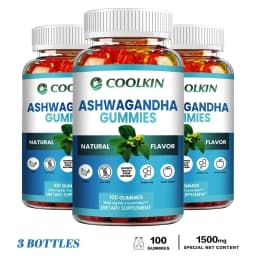 Ashwagandha Gummies - Enhance Physical Strength and Endurance Relieve Stress and Anxiety Improve Sleep Quality Antioxidant