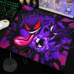 Gaming Small Mousepad Pokemon-Gengar Mouse Pad PC Gamer Desktop Decoration Pads Office Laptop Mouse Mat desk accessories Carpet