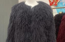 New 100% True Mongolia Sheep Large Size Fur Coat Sheep Fur Jacket Thick Warm Overcoat Hot Factory Outlet Discount