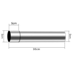 Chimney Flue Pipe Exhaust Pipe 0.2-0.5M Multi-model Stainless Steel Chimney Liner Flue Stove Pipe Water Heater Heating System
