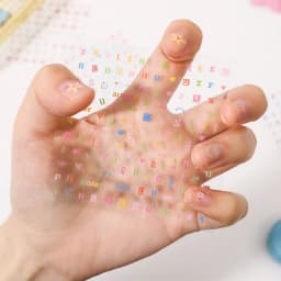 25sheets Kawaii mini cartoon pattern die-cutting sticker book DIY scrapbook diary album cute nail stickers stationery stickers