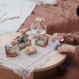 Cute Mini Mouse Plush Doll - Soft Stuffed Animal Toy for Kids Girls Boys, Baby Shower Gift (Multicolor)