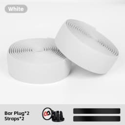 WEST BIKING Soft Bicycle Handlebar Tape EVA Shock Absorbing Road Bike Bar Tape With End Plugs Anti-slip Cycling Bar Wrap Straps