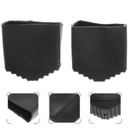 2Pcs Chair Legs Telescoping Ladder Protective Pad Feet Rubber Covers Anti- Folding Step Telescoping Ladder Suite Protector Step