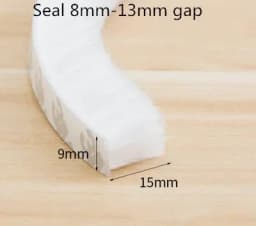 20/10/5Meters Brush Strip Self Adhesive Door Window Sealing Strip Home Door Window Sound Insulation Wind-proof Strip Gasket