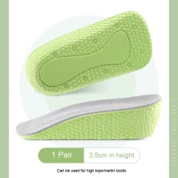 Seven Point Height Increase Insoles Invisible Inner Heightening Pad Sneaker Half Cushion Sports Shoes Boost Pads for Men Women