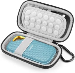 Hard Case for Universal MP3/MP4/SanDisk Extreme Pro/SanDisk Extreme Portable External SSD 1TB/2TB/4TB, Travel Cover Storage Bag