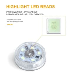 Portable LED Night Light Mini Car Touch Switch USB Rechargeable Ambient Lamp Stair Light Wardrobe Light