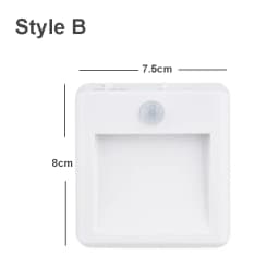 Motion Sensor LED Night Lights EU/US/AU/UK Plug Dimmable Cabinet Light for Baby Bedside Bedroom Corridor Wireless Lamp Lighting