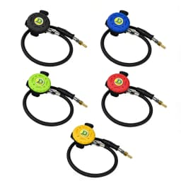 DEDEPU Aluminum Scuba Diving Regulator Second Stage | Octopus Backup Valve with Mouthpiece | Professional Diving Equipment