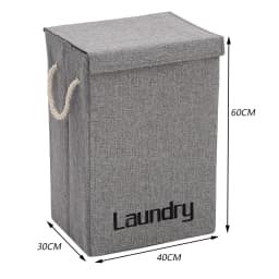 【Lifeideas】Basket Laundry Bin Household Storage Bin for Bedroom Camping Laundry