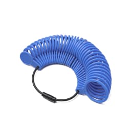 1pc Plastic Jewellery Measuring Ring Tool Ring Finger Gauges Sizer Meter Hand Loop US 0-13 & UK A-Z for DIY Jewelry Size Tools
