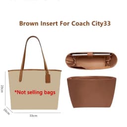 Bag Organizer Insert For City 33 Soft Nylon Durable Fashion Gift Bag Support Storage Inner Modification Bag Accessorie