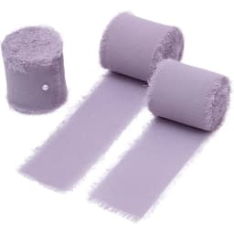 5 Meters Hand Torn Edge Chiffon Ribbon Wedding Hold Flower Tassel Ribbon Bow Decoration Snow Silk Fabric Strip