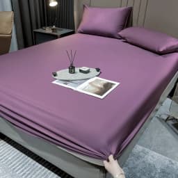 Natural Mulberry Silk Fitted Sheet Mattress Cover Queen King Size Customized Size Luxury High-End Silk Bedding Sheets