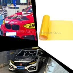 CAR PPF headlight tint film tph pu material car wrapping anti-scratch Protective for car lamp taillights black gray blue brown