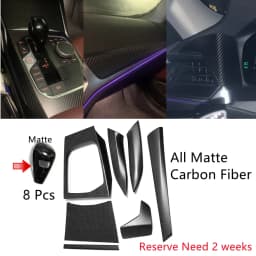 RHD LHD For BMW 3 4 Series G20 G21 G22 G28 G23 G42 320i 325i 330i Dry Carbon Center Console Gear Shift Panel Interior Trim Stick