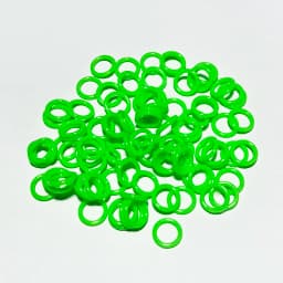 100pcs Pigeon Foot Rubber Ring Colorful Elastic Identification Rings For Carrier Pigeon Racing Pigeons Bird Appliances 8mm
