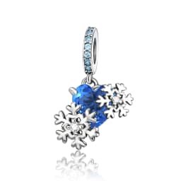 Boutique Unique 925 Sterling Silver Stars & Moon Dream Catcher Dreamy Blue Dangle Charm Fit Original Bracelet Fashion Jewelry