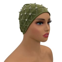 Muslim Inner Hijabs Islam Under Scarf Cap Stretchy Headscarf Bonnet Turbante Mujer Rhinestone Head Wraps for Ramadan Women