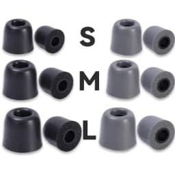 Replacement Memory Foam Ear Tips for 4.5mm Connect Hole S/M/L EarPlug Soft Foam Earbud Tips for in-Ear Headphones Ear Pad Cover