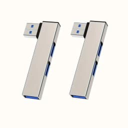 3-Port USB 3.0 Hub, Ultra-Slim Data USB Hub with 2 ft Extended Cable , for MacBook, Mac Pro, Mac mini, iMac, Surface Pro