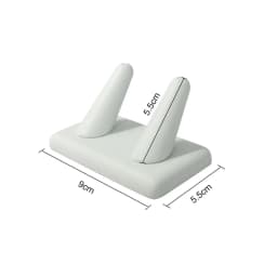 High-quality Velvet Or PU Leather Jwelry Display Stand Ring Storage Display Stand Jewelry Store Counter Display Stand For Rings