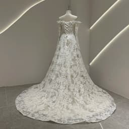 SL-9576 Customized SuLi Lace Wedding Dress For Women Brides Robe De Mariee Off Shoulder Long Sleeve Custom Made Wedding Gowns