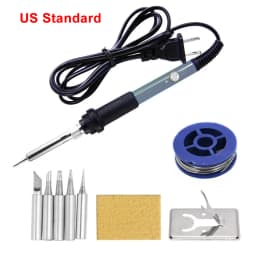 60W Adjustable Temperature Electric Soldering Iron EU 220V / US Plug IS110V Welding Iron DIY for Repairing