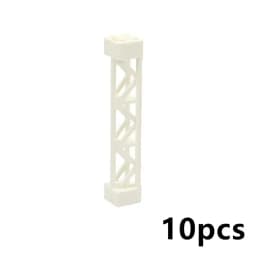 Building Block Part 10Pcs MOC Pillars Bricks 2X2X10 Support Baseplate Bridge Pillar Girder Bracket Column Toys Compatible 95347