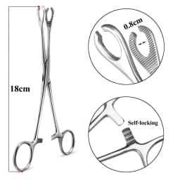 Surgical Steel Pliers Body Piercing Tool Forceps Needle Pipe Clamp Tweezers Open Close CBR Ring Plier Ear Belly Nose Pierc Tools
