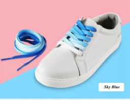 1Pair Gradient Shoelaces Rainbow Laces Colorful Flat Shoelace for Sneaker Casual Canvas Shoe laces Shoes Strings 90cm/100cm