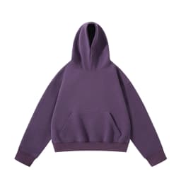 MAQVOB Top Quality 450G Heavyweight EU US Size High Street Clean Fit Short Hooded For Men And Women Loose Thick Boxy Hoodie